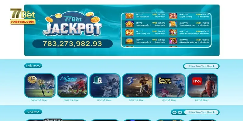 Những điểm mạnh chỉ có tại 77bet